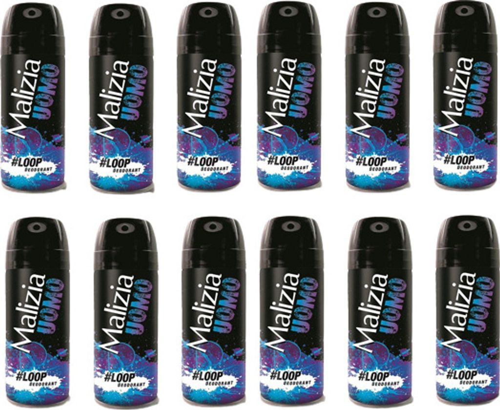 MALIZIA UOMO LOOP deodorant 12x 100 ml Produktbild 
