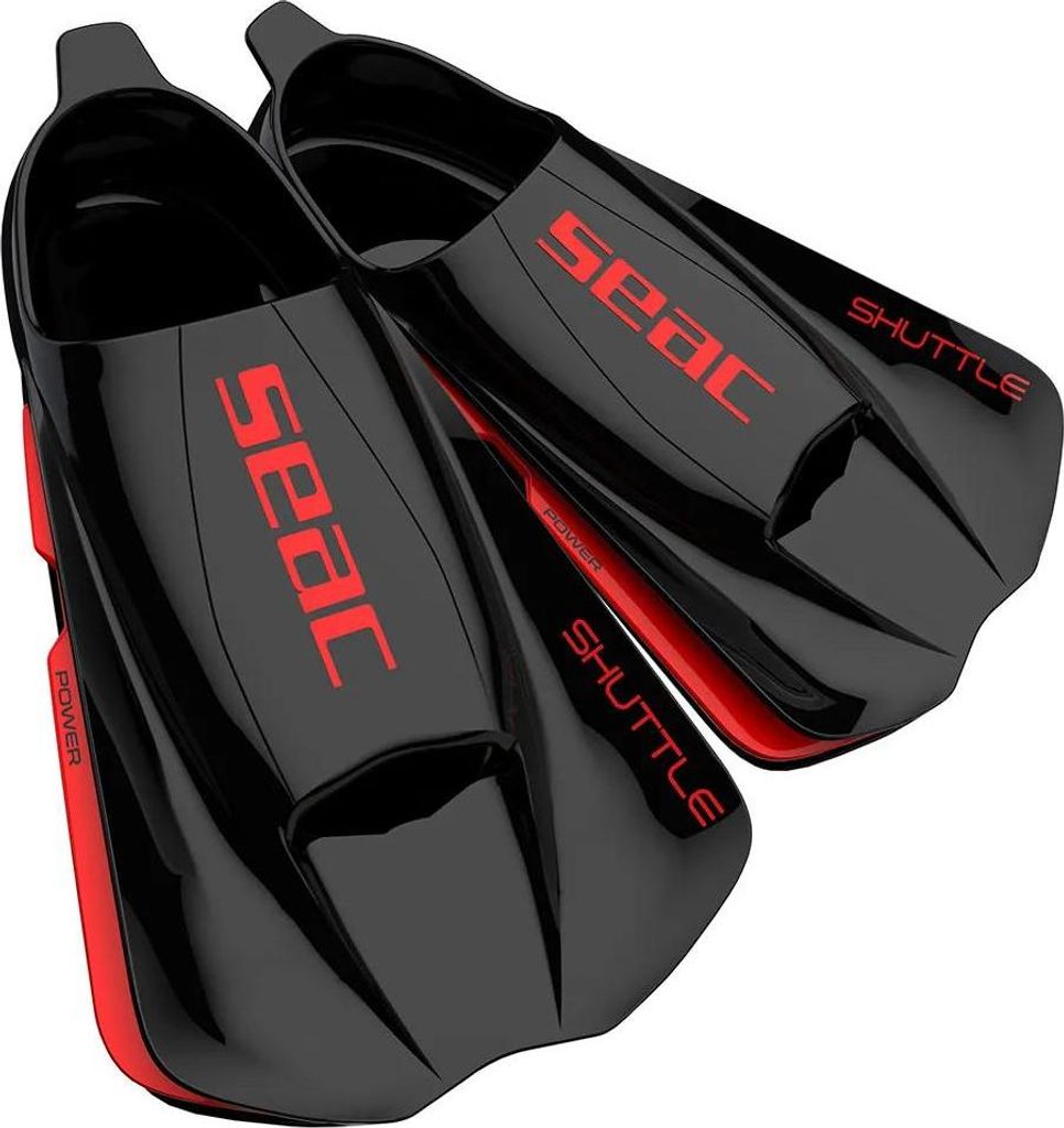 Seacsub Shuttle Power Flossen Rot,Schwarz EU 42-43 Rot,Schwarz EU 42-43