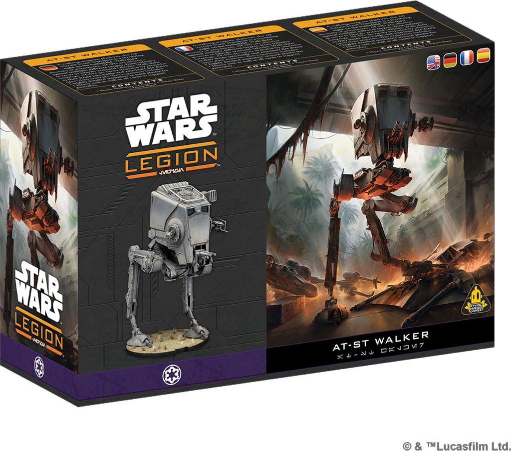Star Wars Legion: AT-ST - Spiel-Zubehör- EN/FR/ES