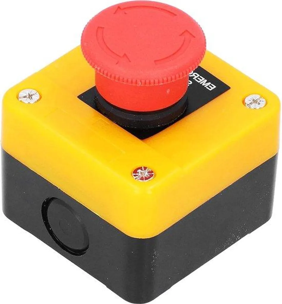Contact à levée pour borne automatique 10 A NF à bouton rouge