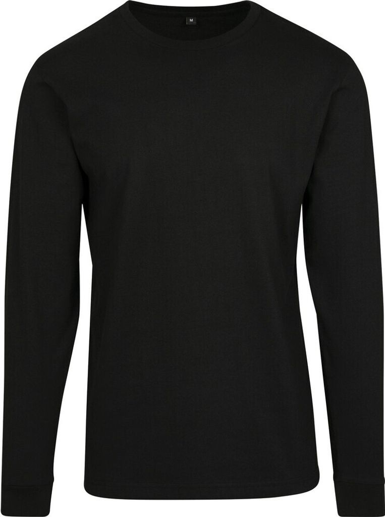 Build Your Brand - Pullover für Herren Langärmlig RW7713 (XL) (Schwarz)