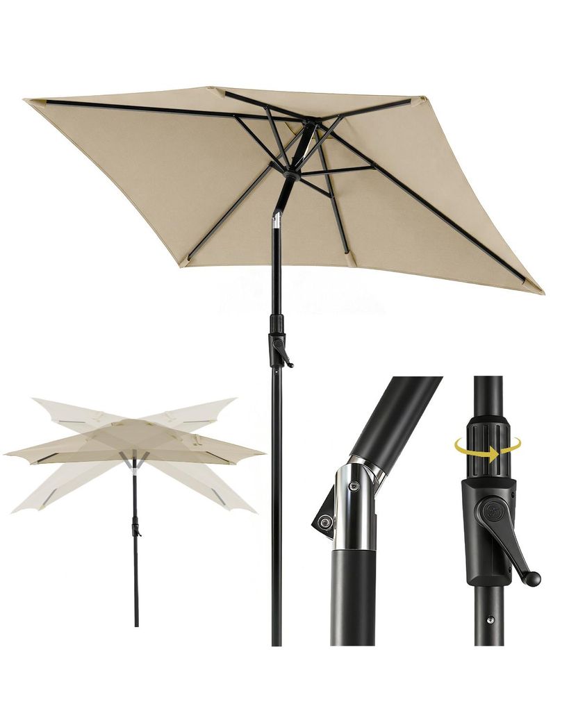 Sekey Rechteckiger Sonnenschirm 300x200 cm, großer Produktbild 