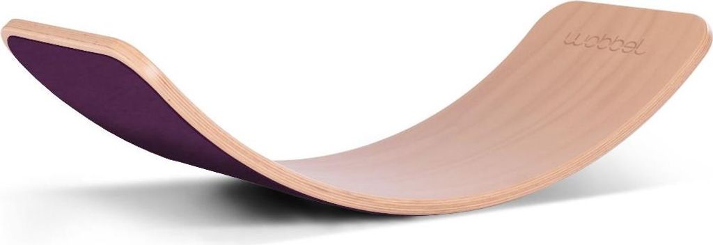 Wobbel Original Blank Lackiert Filz Aubergine