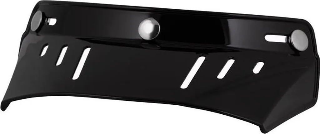 Visière plate noire CASSIDA Oxygen pour casque - Montage boutons-pression