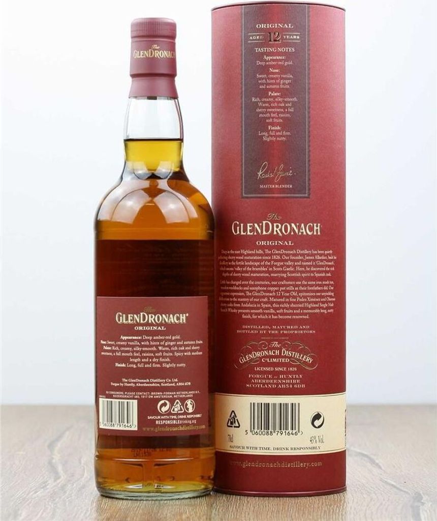 Glendronach 12 Y. 43 % obj. Obrázok produktu 8