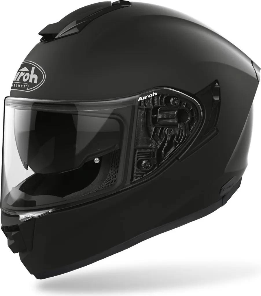 Casque Moto Intégral Airoh ST 501 Color Noir Mat pour Grand Confort 2XL