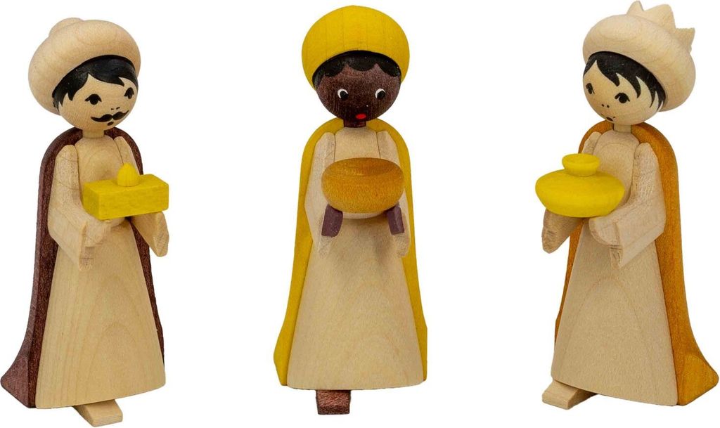 Heilige 3 Könige gebeizt (7cm) von ULMIK