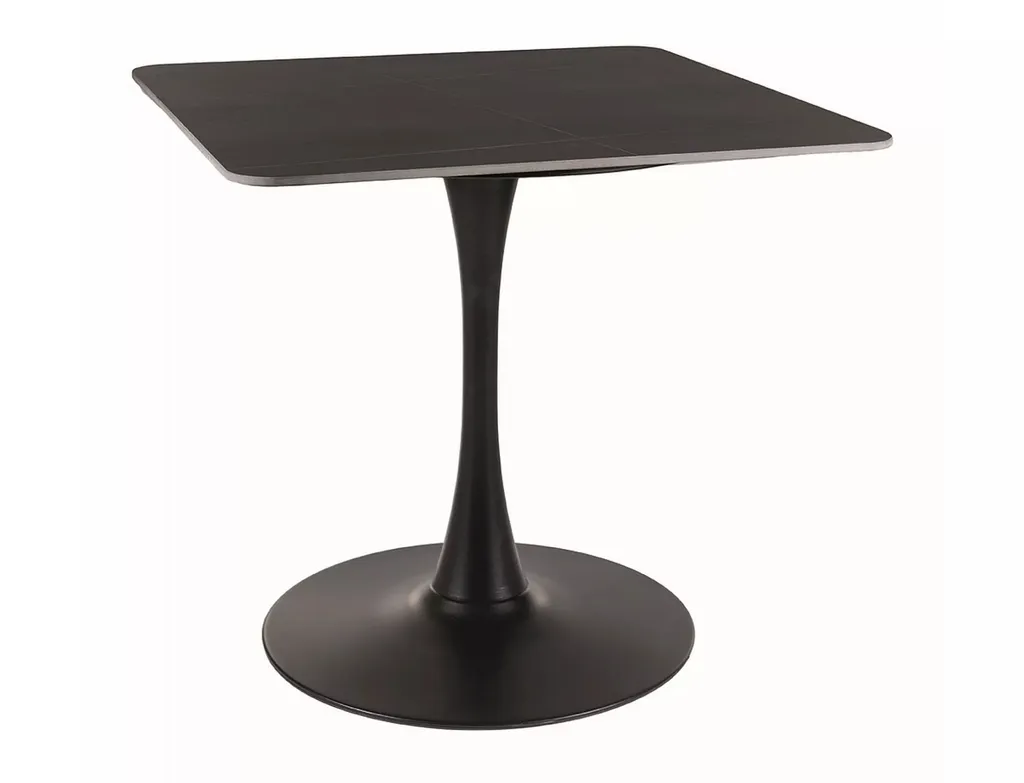 Table de repas BRODIE noire - Table stable et facile à entretenir