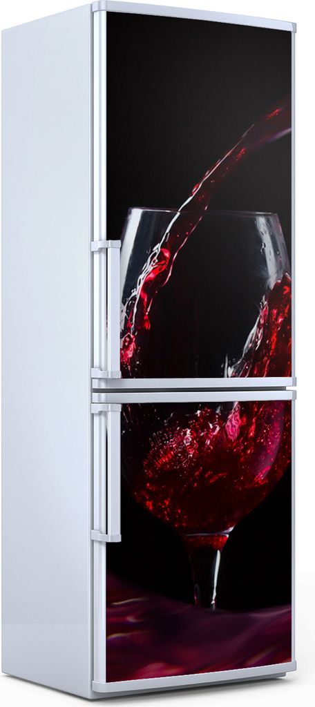 Magnete Dekorative - 70 cm x 190 cm - Küche - Magnetmatte Kühlschrankmagnete - Wein Glas