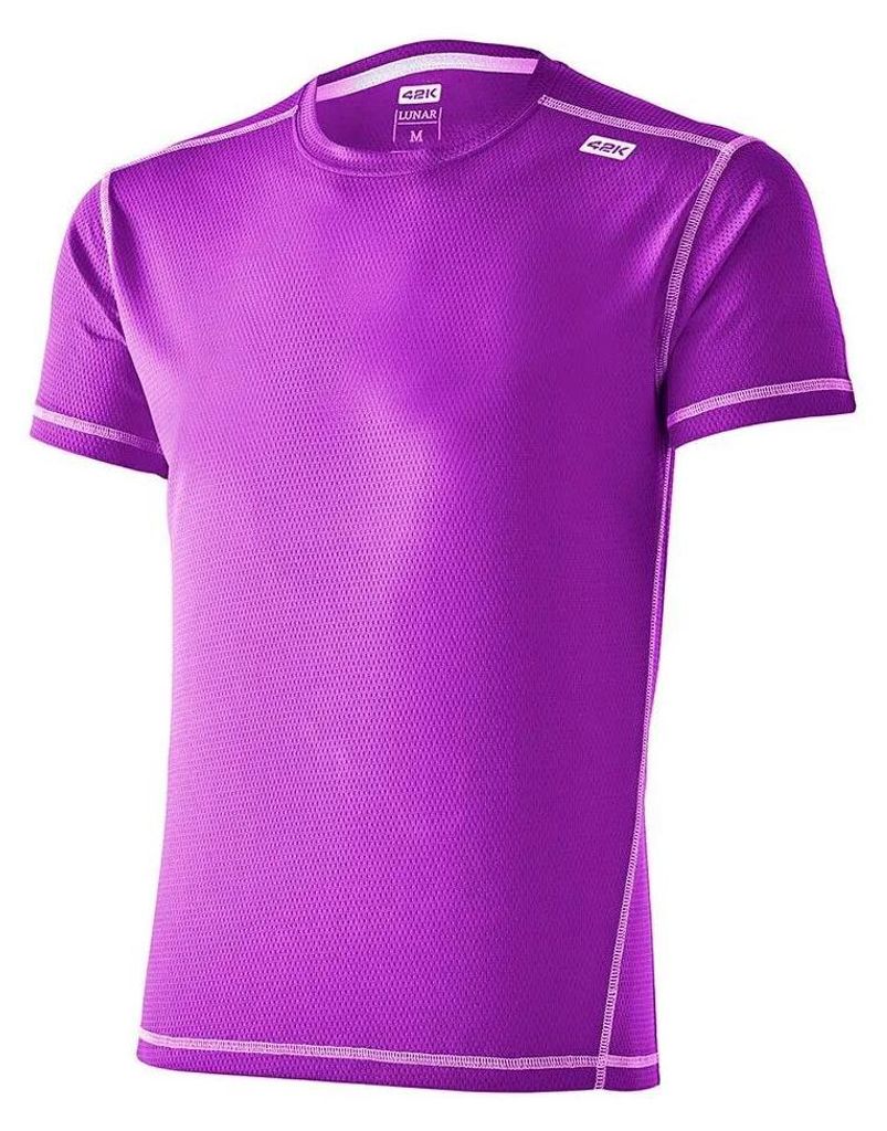 42k Running Lunar Kurzarm-t-shirt Lila XL Mann Lila XL