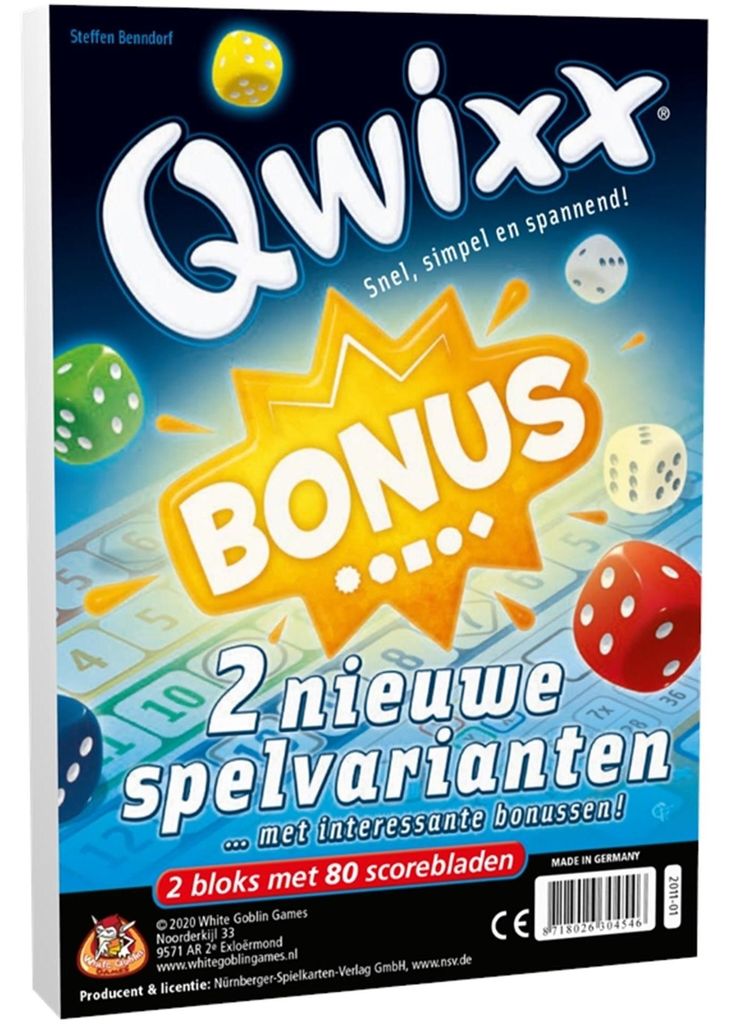 White Goblin - Spel qwixx bonus