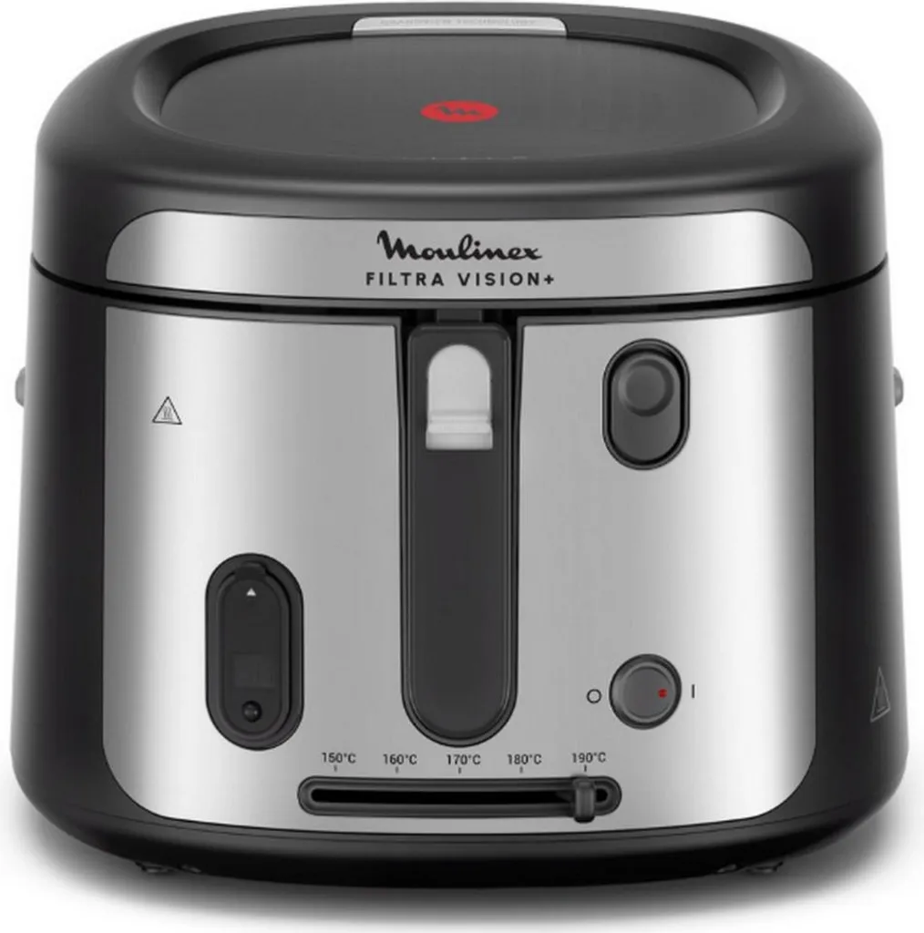 Friteuse Familiale Moulinex Filtra Vision 1,2kg pour Frites Maison