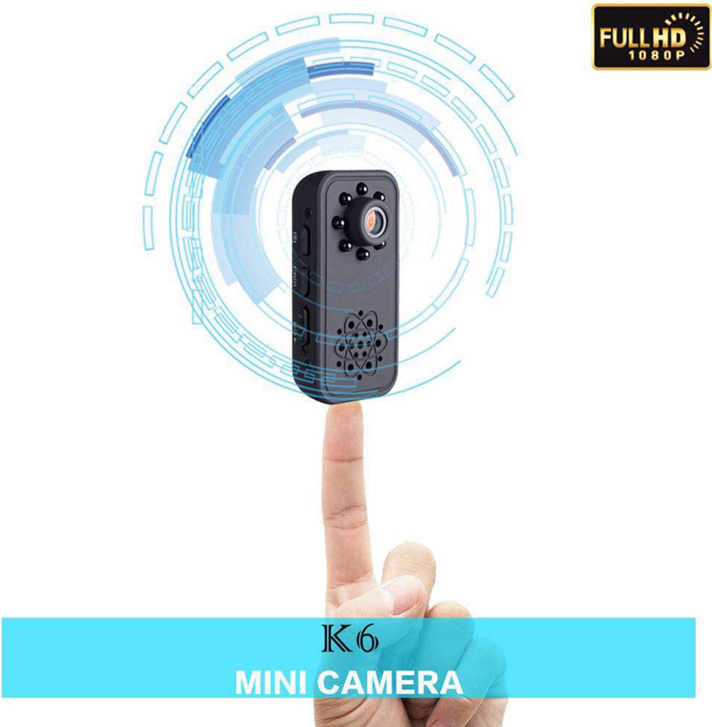 Noir 1080P Mini Caméra HD