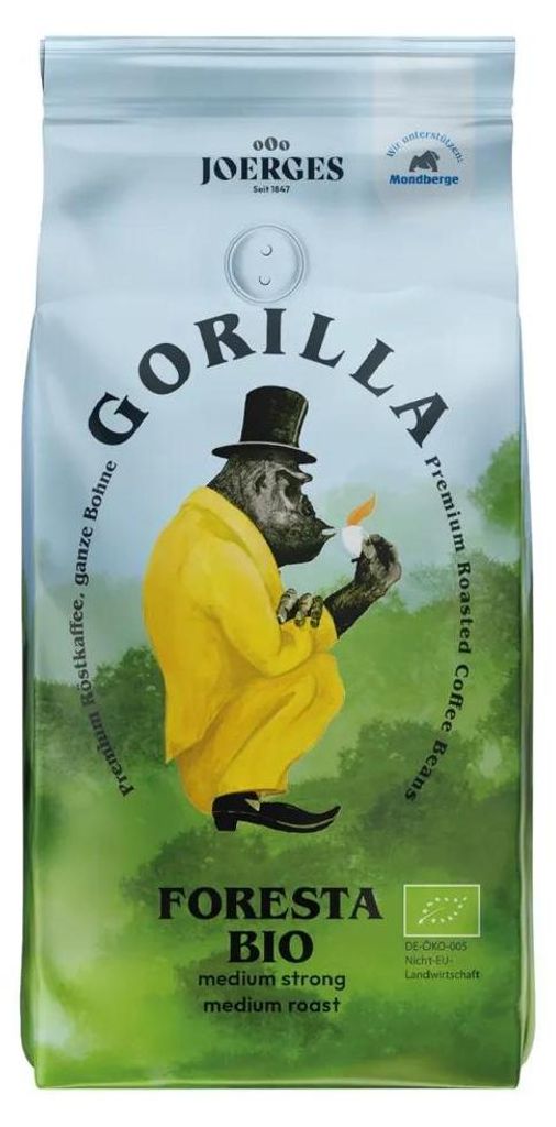 Joerges Foresta , 1 kg, Kaffee, Dunkle Röstung, 1 Stück(e), Produktbild 