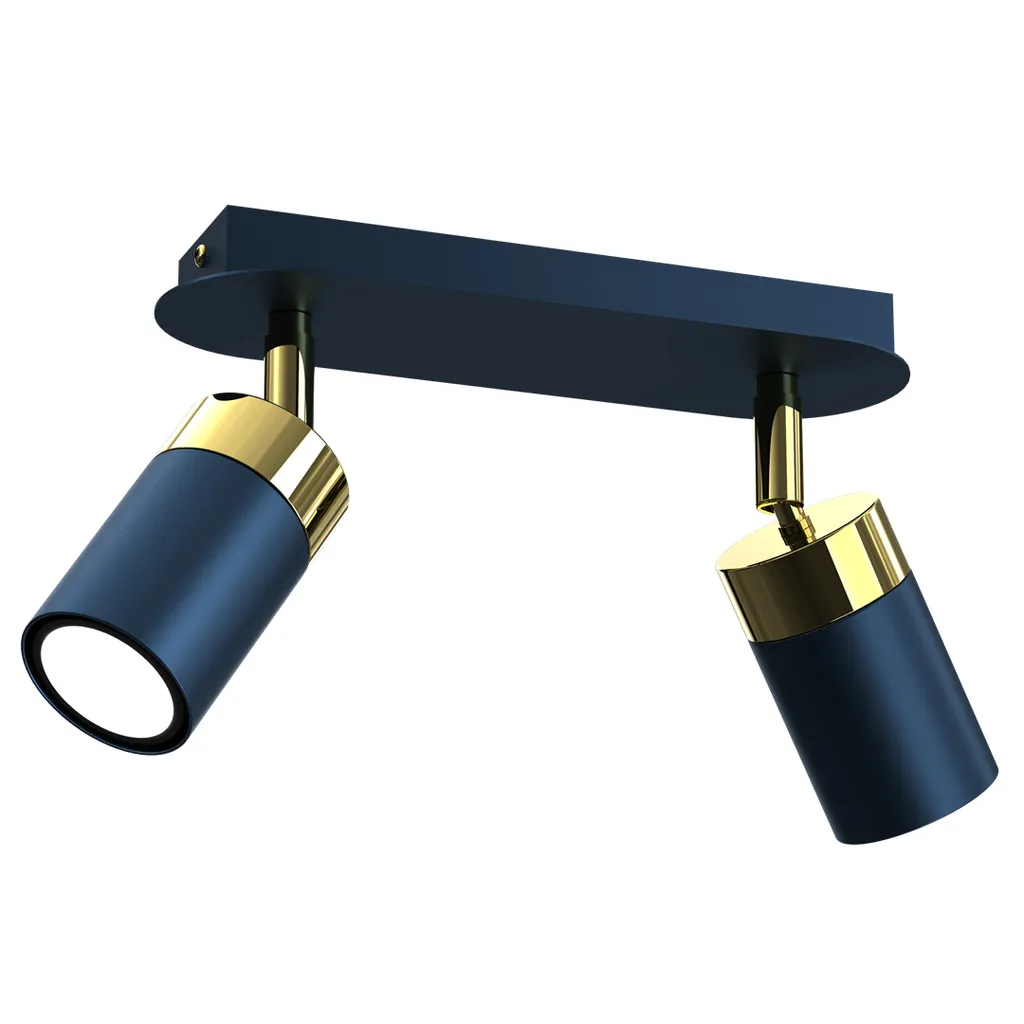 Plafoniera 2 Luci Milagro JOKER MLP7723 | Design Metallo E27 40W