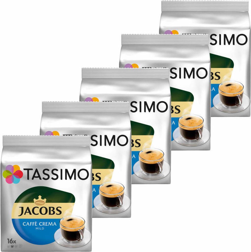 Tassimo Jacobs Caffè Crema Mild, Kaffee, Kaffeekapsel, Produktbild 