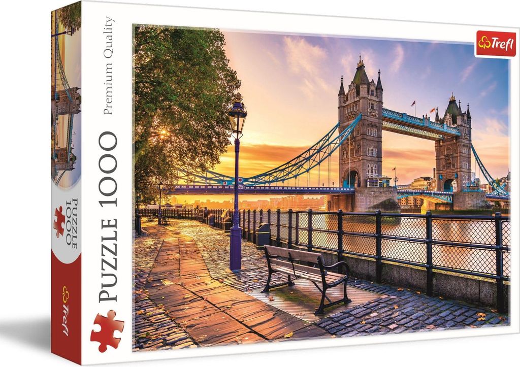 KOSTKY PUZZLE 1000 dílků Tower Bridge London 10774 Obrázek produktu 