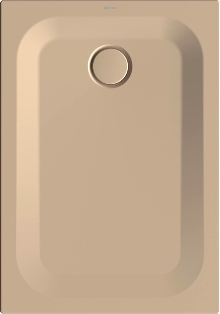 BetteUltra Rechteck-Duschwanne mit Minimum-Wannenträger, 1000x700x25mm, 5879-424T1