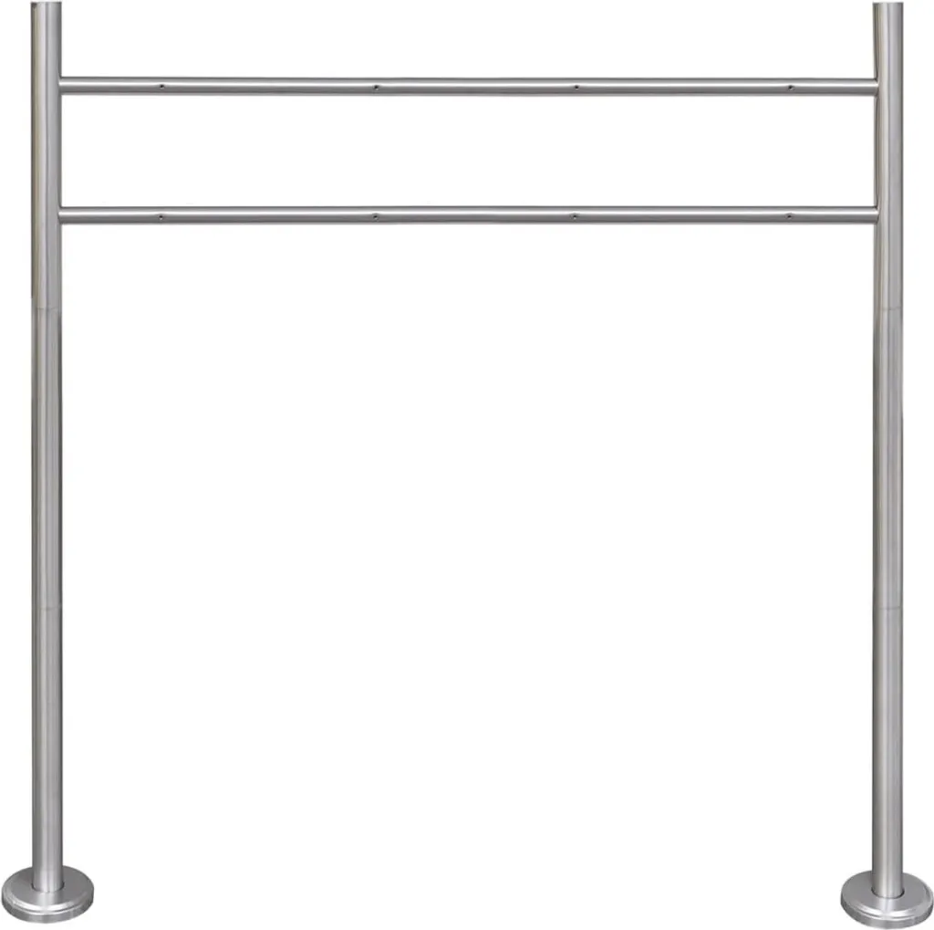 Support boîte aux lettres double en acier inoxydable de haute qualité