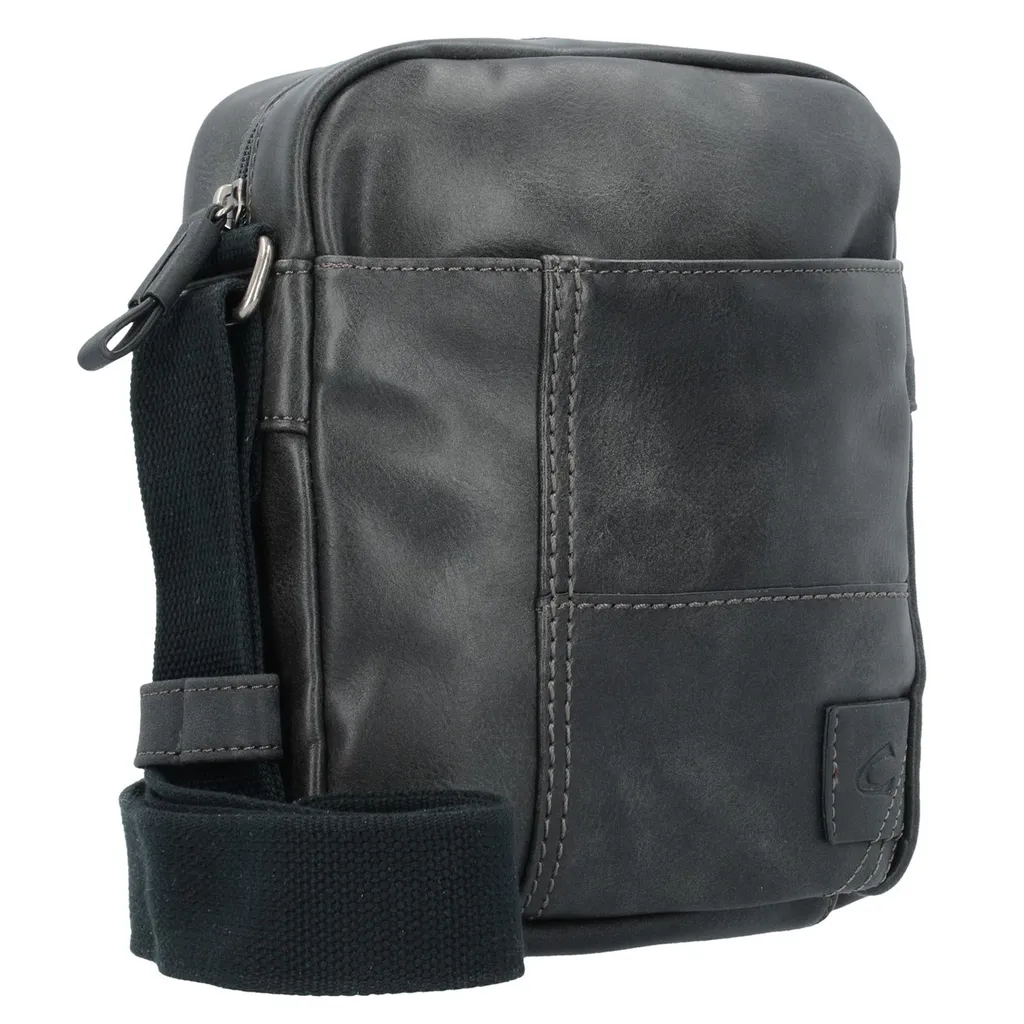 camel active Borsa a Tracolla Satipo4 Uomo, Grigio scuro, 24 x 8 x 25, Borsa a Tracolla
