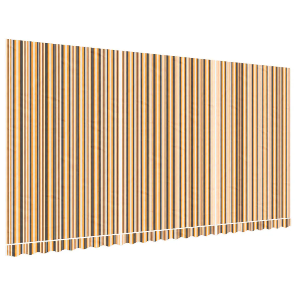 Telo da Sole a Strisce Multicolori 6x3m - Ricambio Resistente UV