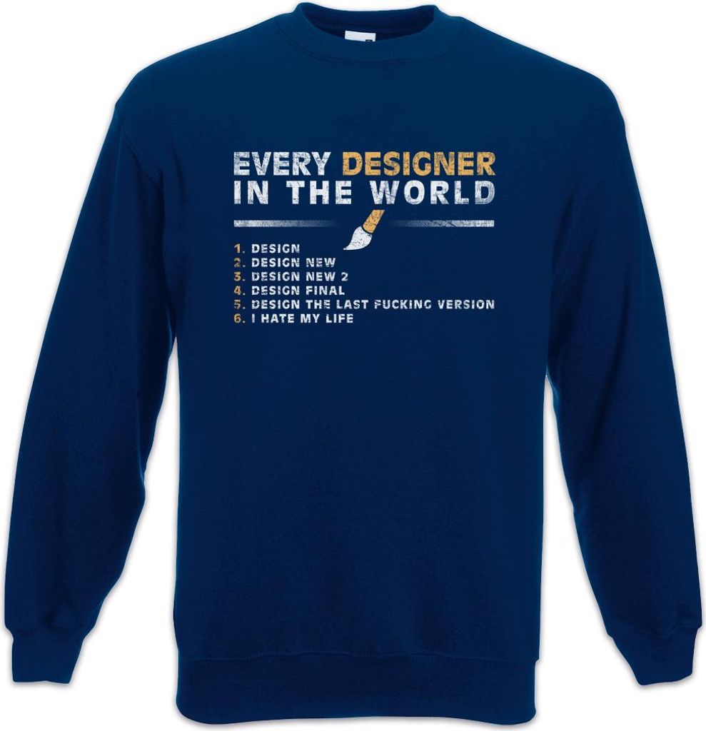 Urban Backwoods Every Designer In The World, Sweatshirt, Farbe: Navy, Größe: 2XL