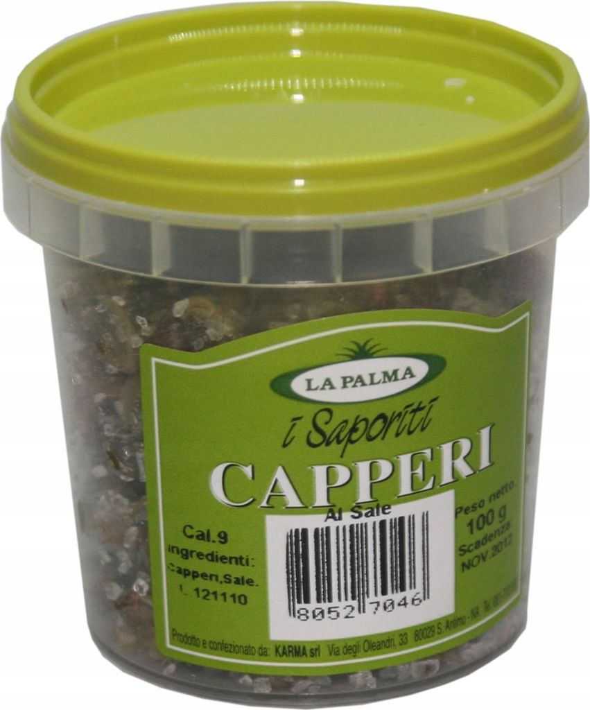 La Palma Capperi al sale 100 g kapary v mořské soli bez Obrázek produktu 
