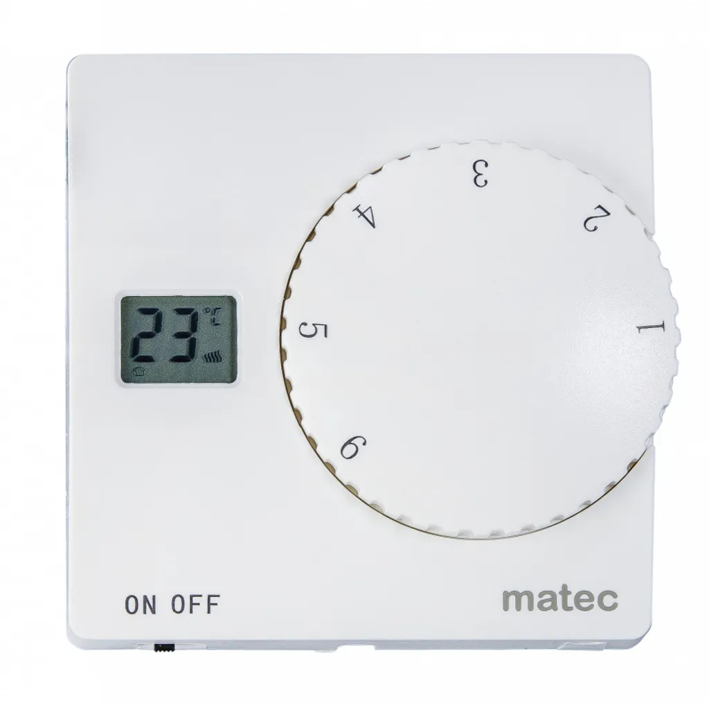 Thermostat saillie manuel Matec RTS-01A avec sonde pour chauffage sol