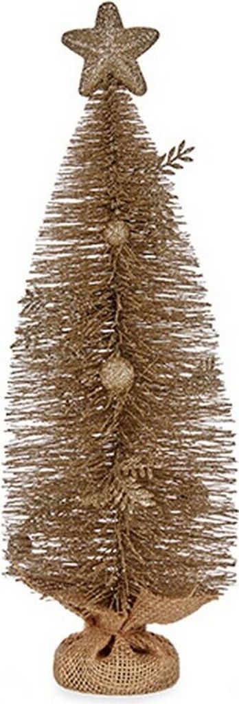 Krist+ Weihnachtsbaum mit Stern 23 x 14,5 x 46 cm Champagner