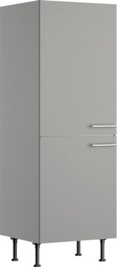 Optifit Kühlumbauschrank für 88er Einbaukühlschrank Mats825 BxTxH 60 x 58,4 x 176,6 cm basaltgrau matt zerlegt Anschlag