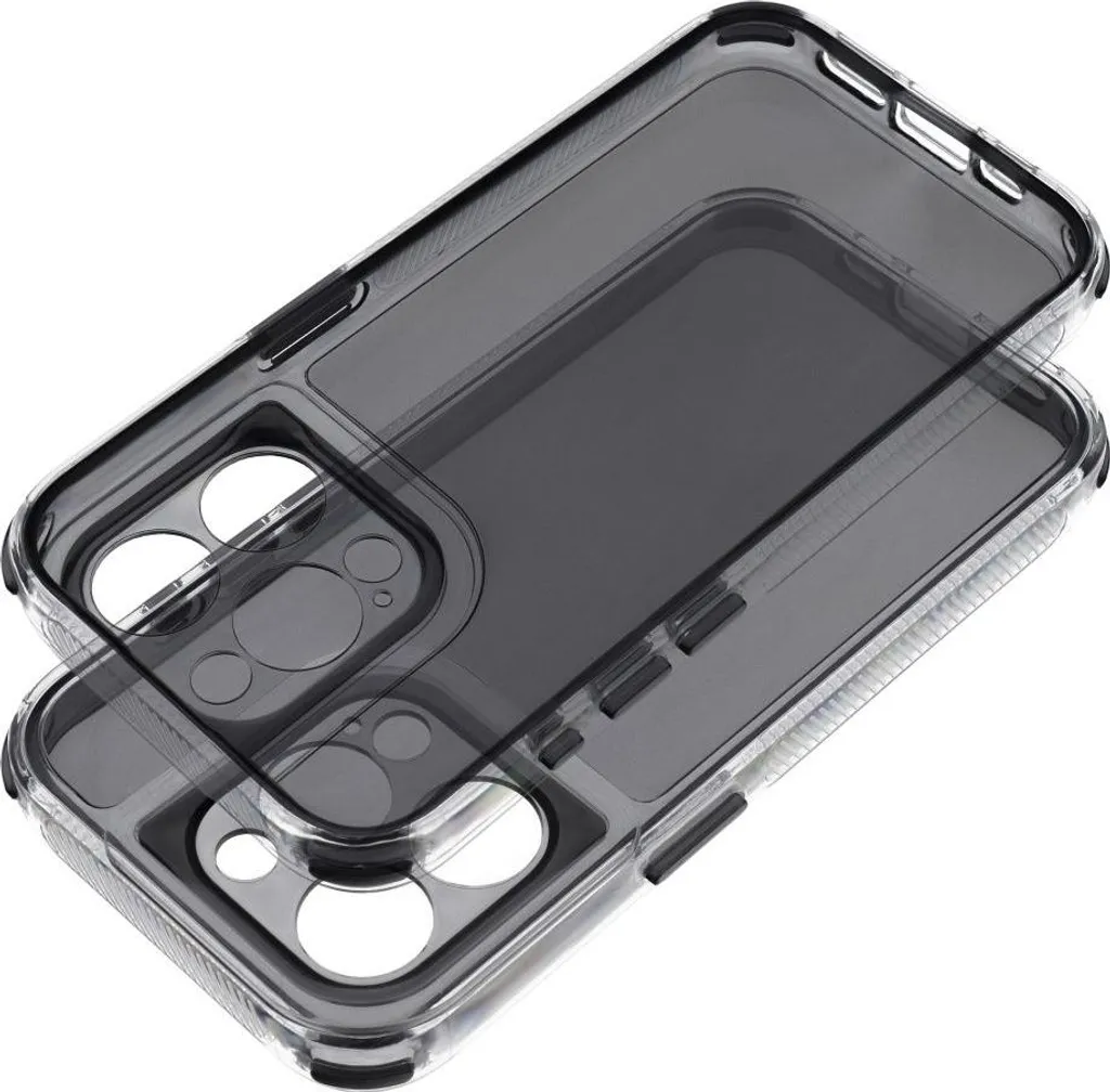 Cover iPhone SE 2022 Matrix Clear Nera - Design Trasparente Premium