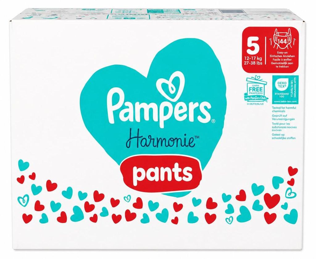 Pampers® Windeln Harmonie™ Größe Gr.5 (12-17 kg) für Babys Produktbild 
