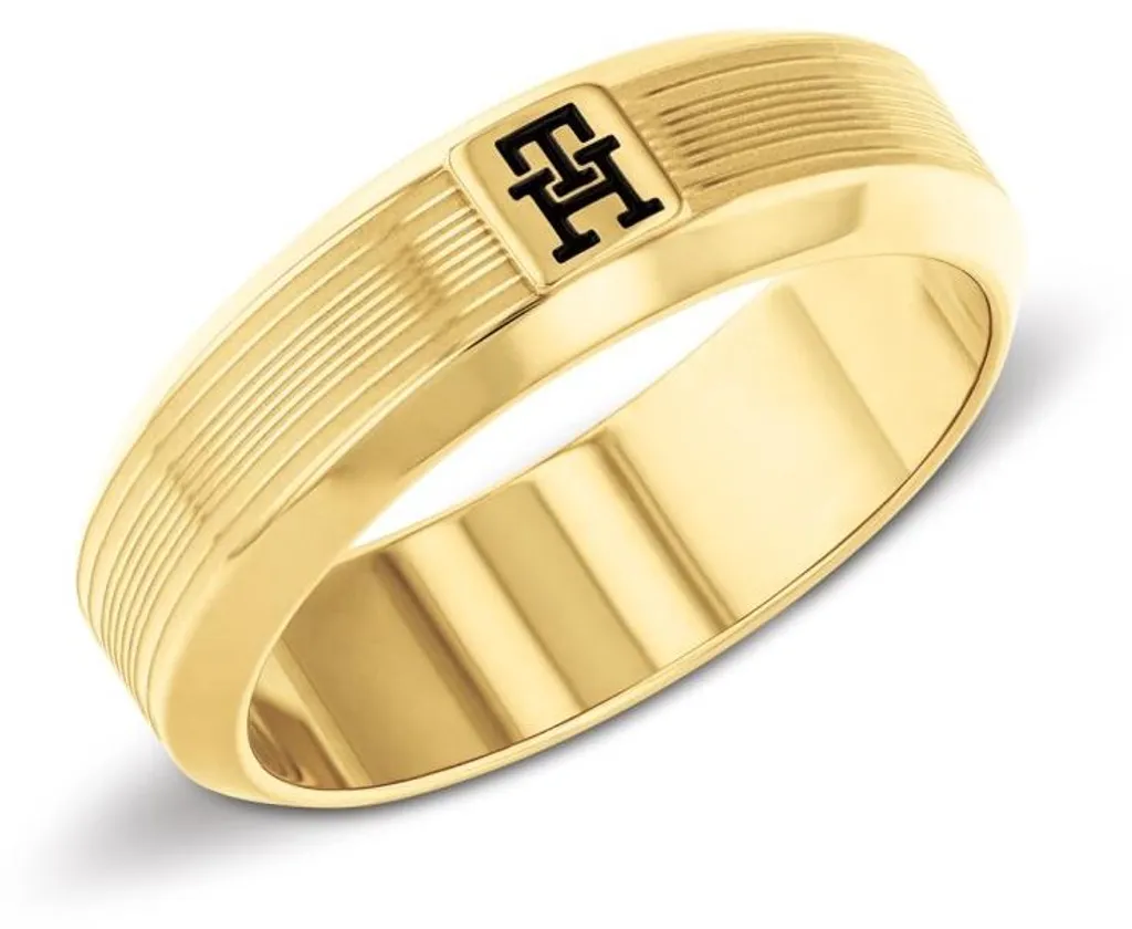 Bague homme plaqué or finition polie 62mm - Design modèle 2790575 luxe