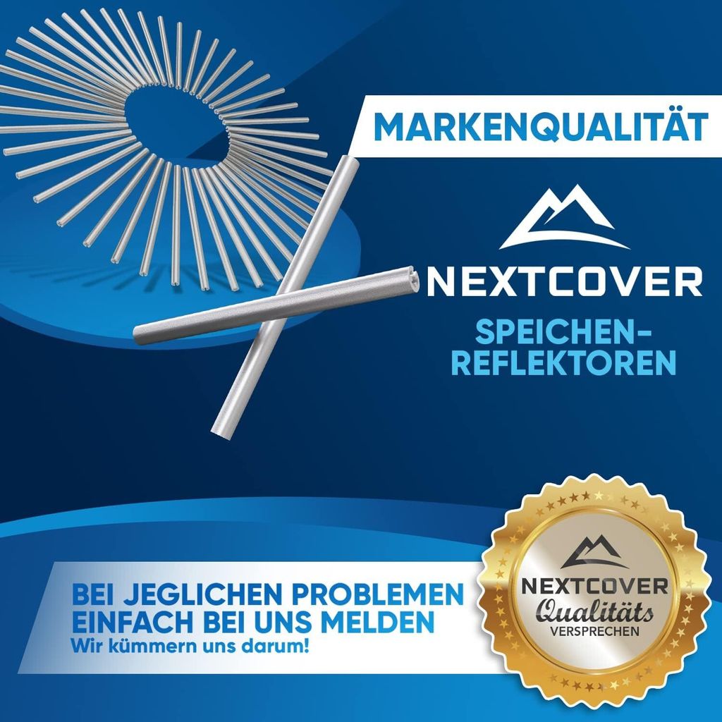Nextcover® Speichenreflektoren Fahrrad - Das Original - [3M Produktbild 8