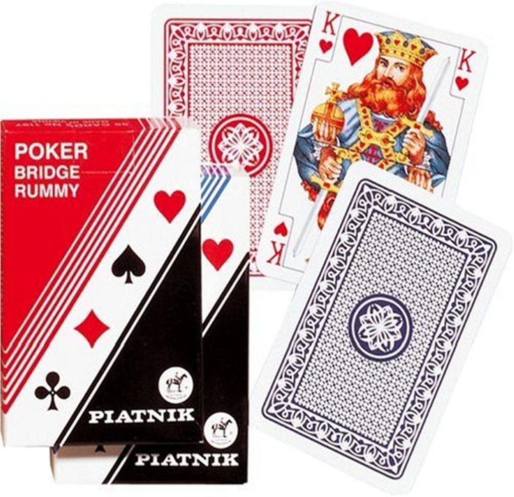 Piatnik 1197 Poker Faltschachtel, Rot, Grün, Schwarz Produktbild 