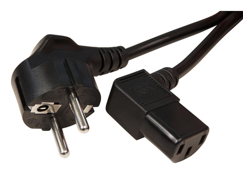 Logilink Power Cord IEC-C13 black 2m Produktbild 