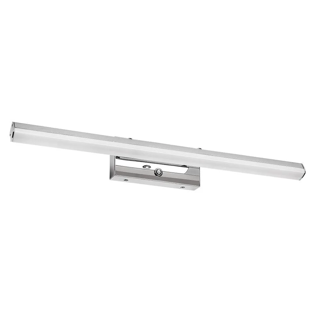 Luminaire de miroir LED Turgon 75017 chrome pour salle de bain 20W