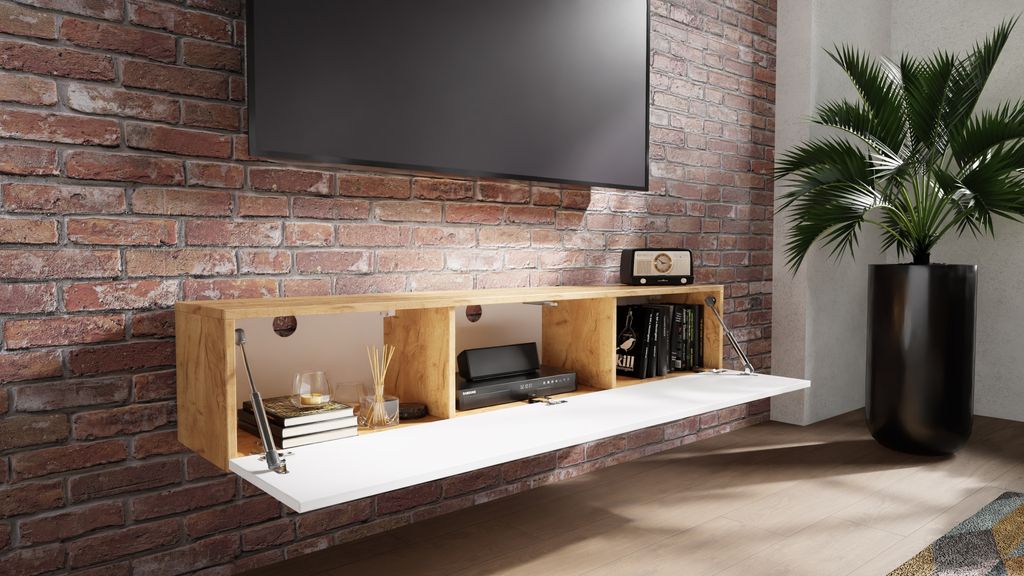 Platan Room Lowboard, Fernsehschrank 105/140/160/210/280cm Produktbild 2