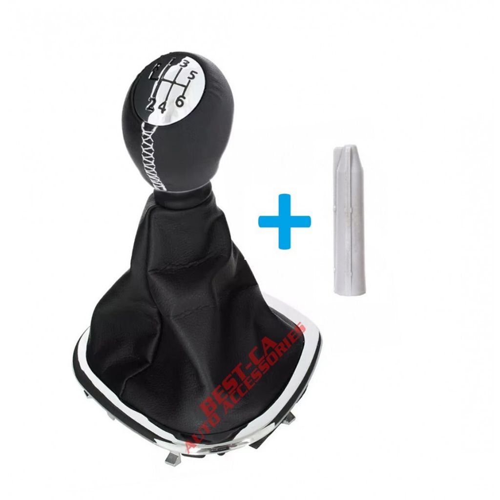 Schaltknauf 6 Gang + Schaltsack Und Rahmen + Adapter Für Renault Trafic Opel Vivaro Fiat Talento