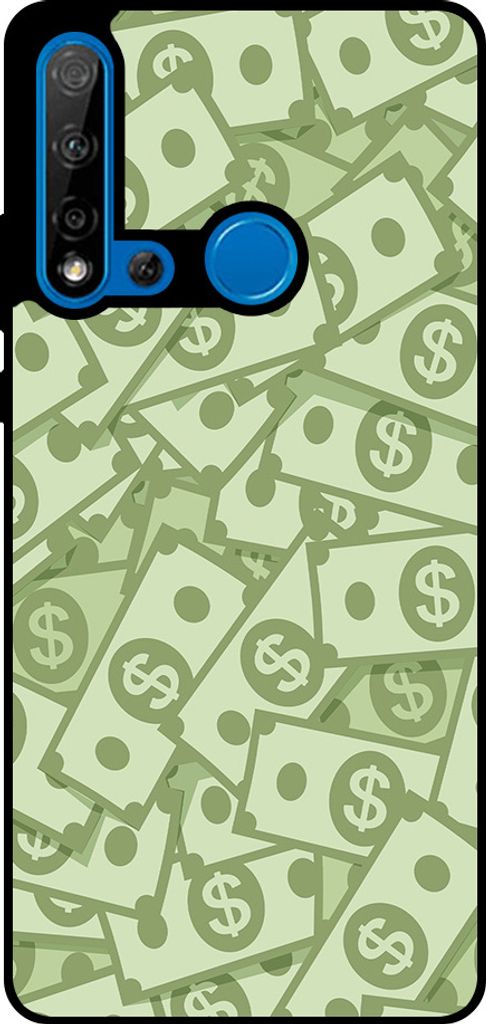 Smartphonica Telefon Fall geeignet für Huawei P20 Lite (2019) mit Geld Impressum - TPU Backcover Fall mit Geld Design