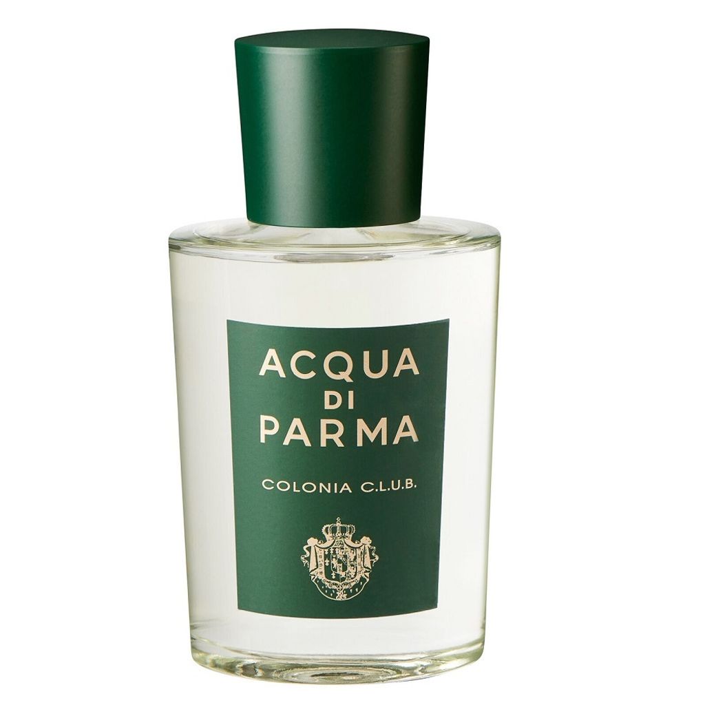 A bottle of Acqua di Parma Colonia C.L.U.B. Eau de Cologne for Men.