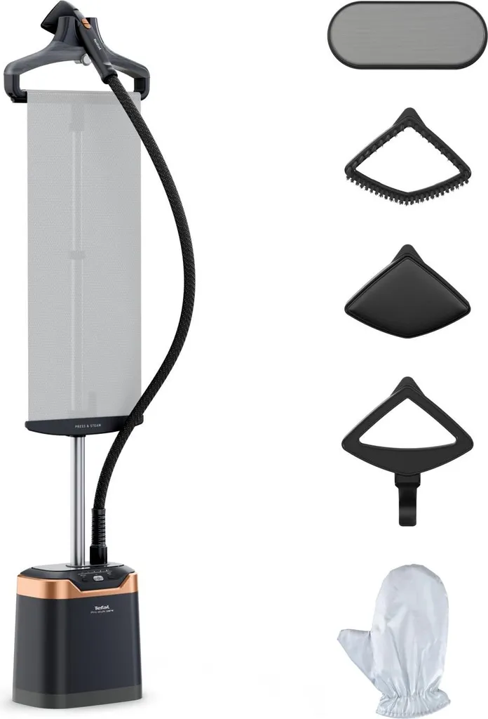Tefal Pro Style Care IT8480E1 Défroisseur Vapeur Vertical Noir et Bronze