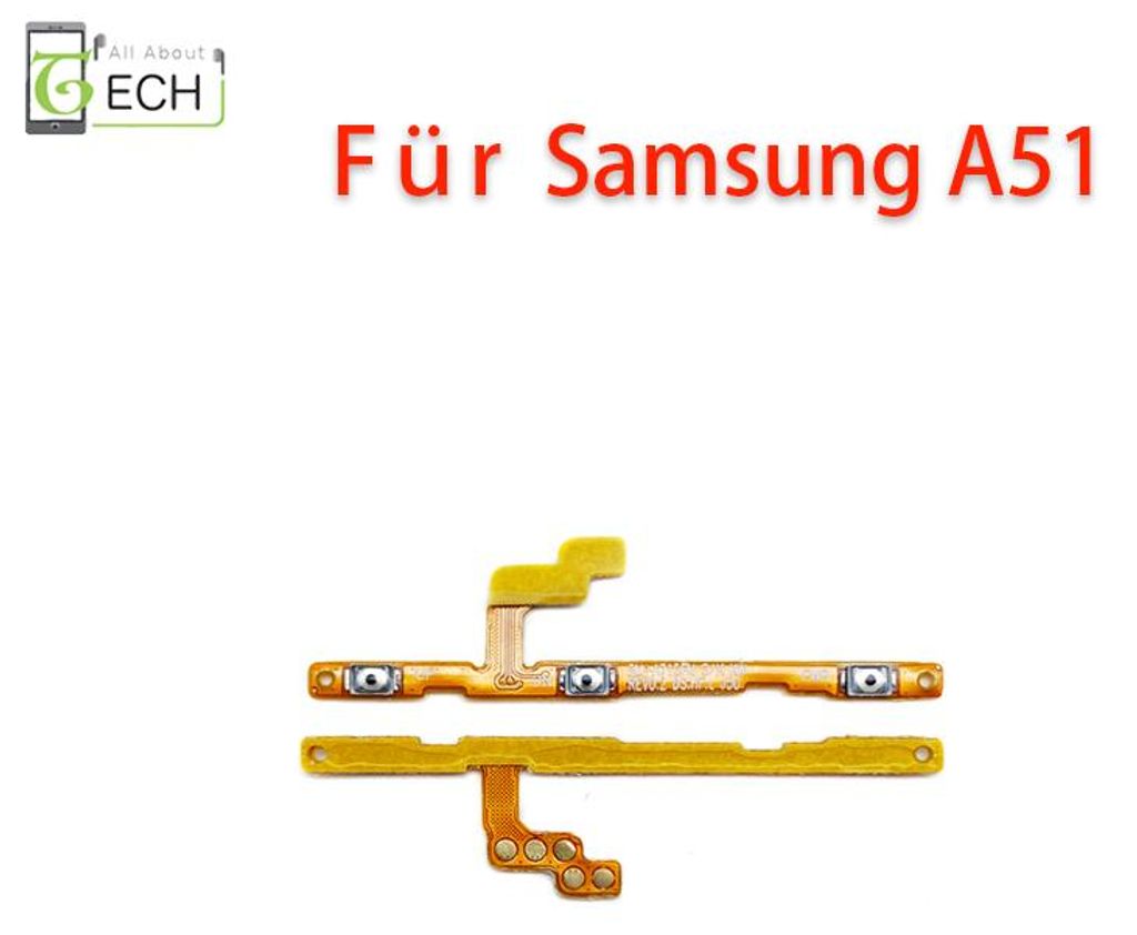 Für Samsung Galaxy A51 A515F Power Flexkabel Ein Aus Laut Leise Volume