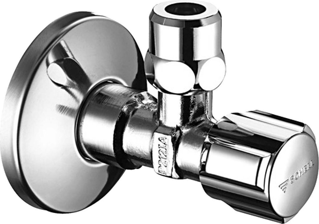 Schell Eckregulierventil COMFORT chrom, mit ASAG 1/2" x Produktbild 1