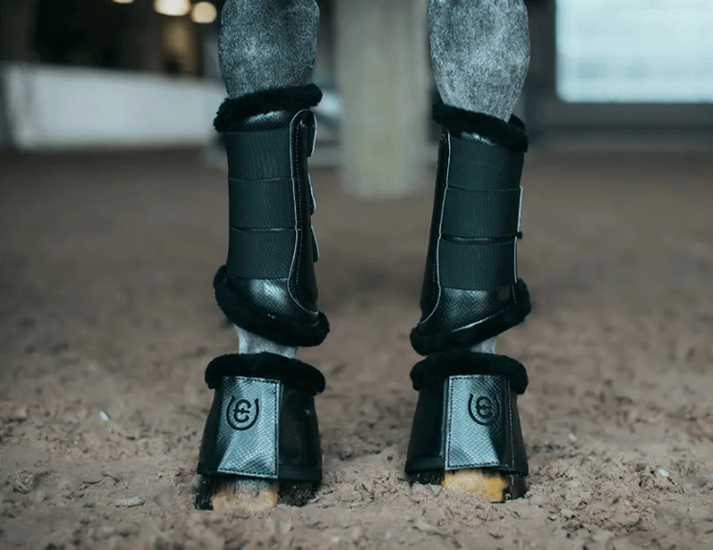 Equestrian Stockholm Hufglocken Deep Olivine S - Protège-glômes Chic