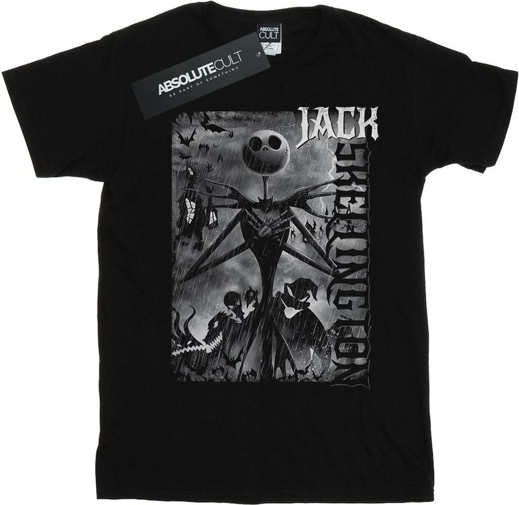 Disney - "Nightmare Before Christmas Skellington" T-Shirt für Herren BI43757 (M) (Schwarz)