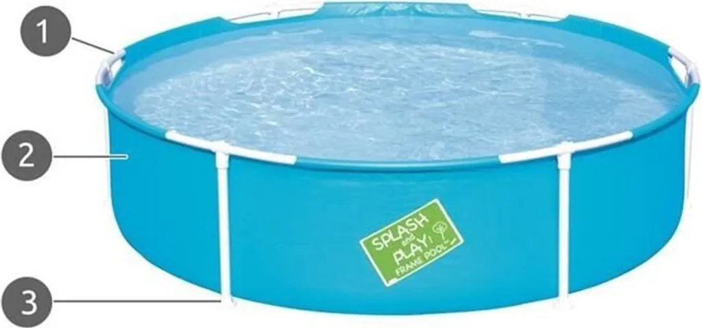 Piscine Enfant 152 cm Bestway My First Frame Pool à Structure Acier - 15
