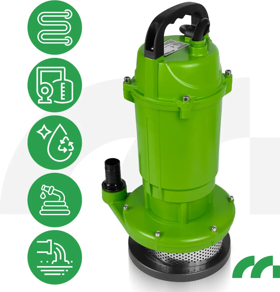 Pompe de Relevage Eaux Chargées MalTec 12000 l/h avec Câble de 10m - 8