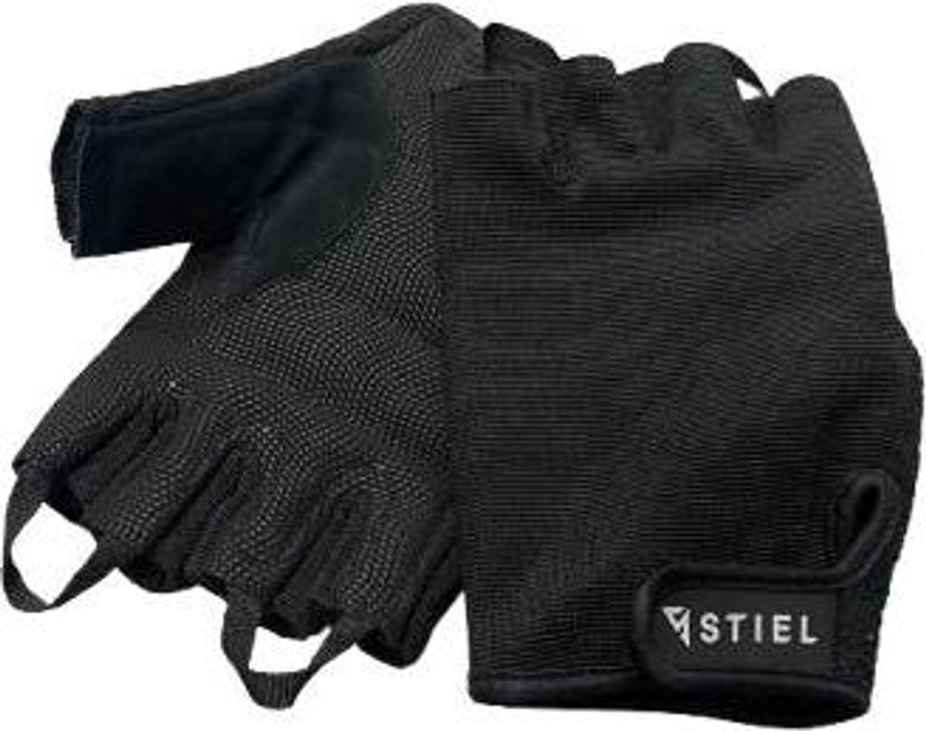Stiel Fitnesshandschuhe - Sporthandschuhe - Schwarz - XXL