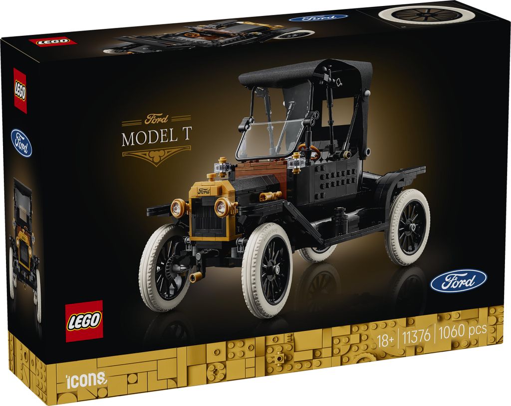 LEGO Icons Ford Model T - Retro automodel voor volwassenen Productafbeelding 